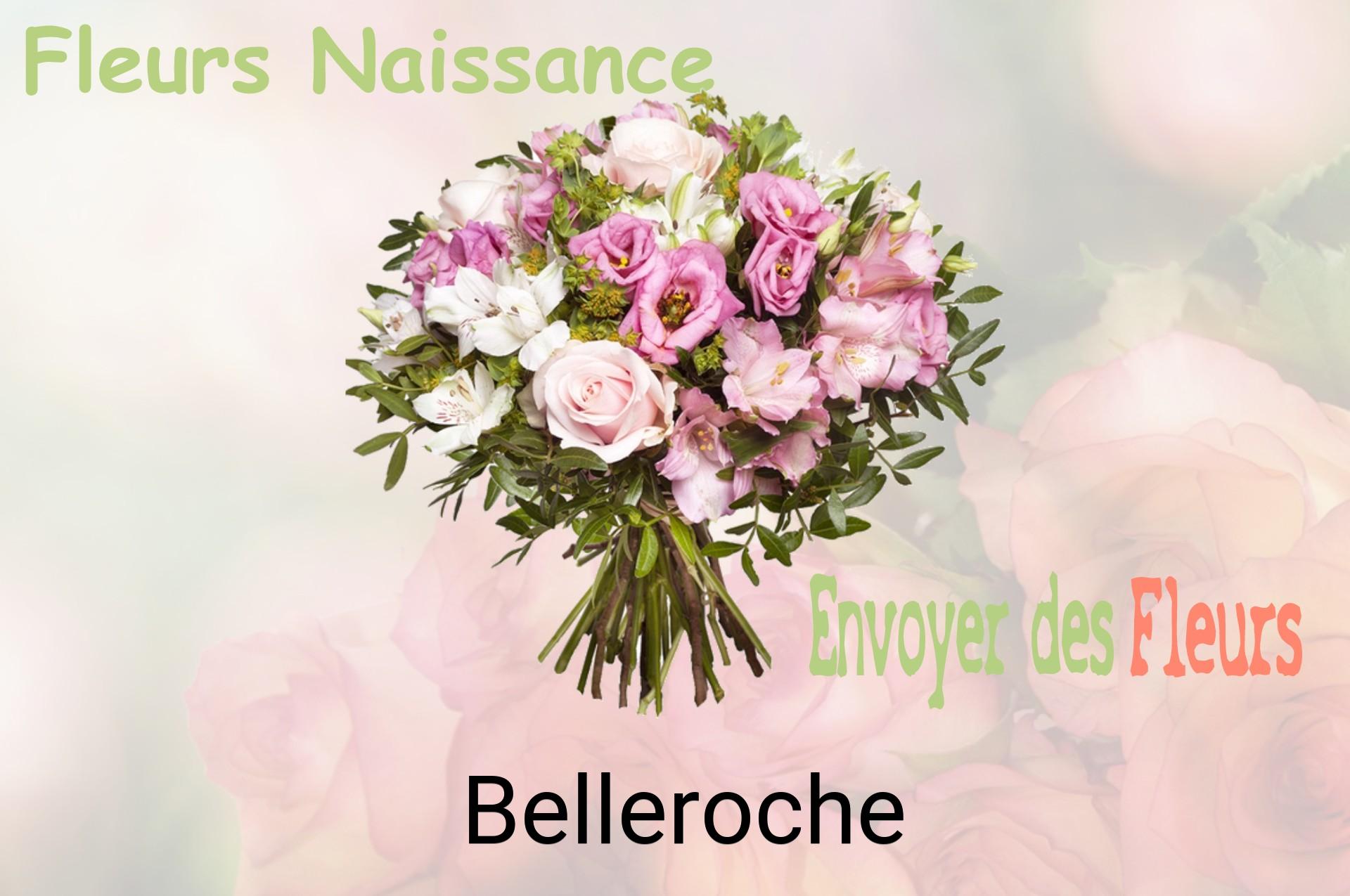 Bouquet de fleurs de naissance livré à Belleroche